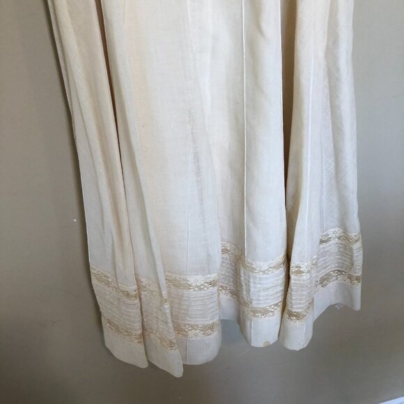Vintage Semi Sheer Lace Trad Wife Pinup Summer Dress Size 8 - Picture 6 of 7